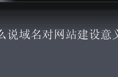 網站建設?在企業(yè)搭建網站時需要如何做？教你從圖冊到買域名
b